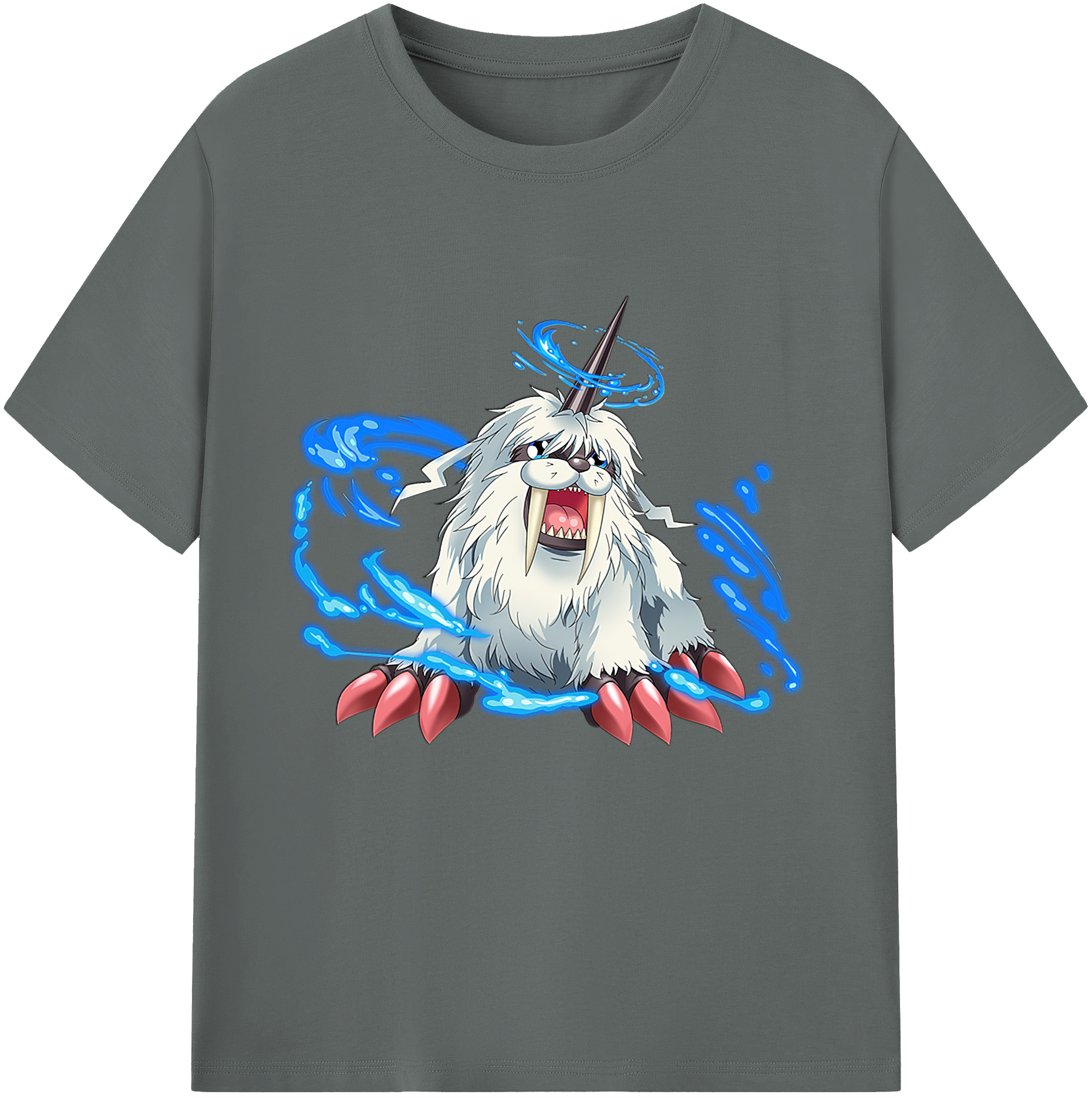 （画像用） Digimon デジタルモンスター/デジモン 綿100％ メンズ半袖Tシャツ｜肌触りやわらか＆通気性